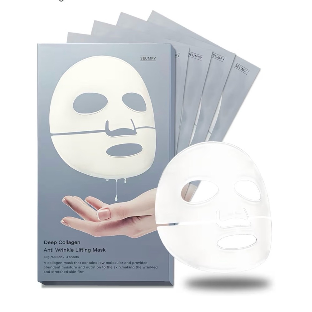 Deep Collagen Lifting Sheet Mask - White